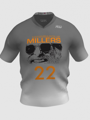 Podiumwear Men's V-Neck Tee (Nordic Skiing) Front View
