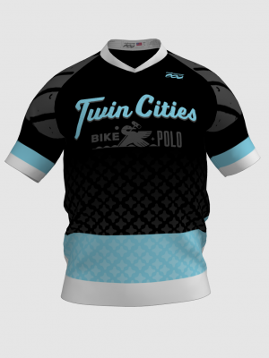 Podiumwear Men's V-Neck Tee (Nordic Skiing) Front View