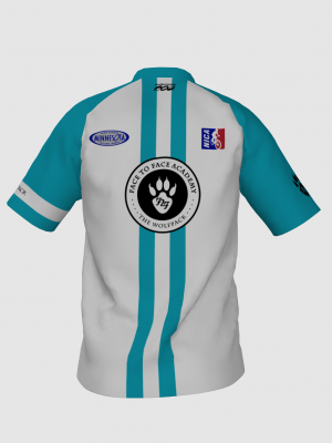Podiumwear Men's V-Neck Tee (Nordic Skiing) Back View