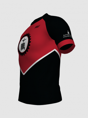Podiumwear Men's Crew Neck Tee (Running) Side View