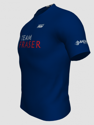 Podiumwear Men's Crew Neck Tee (Running) Front View