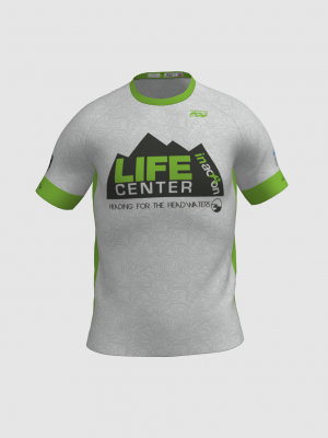 Podiumwear Men's Crew Neck Tee (Running) Front View