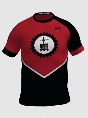Podiumwear Men's Crew Neck Tee (Running) Front View