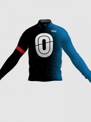 Podiumwear Men's Gold Merino Wool Long Sleeve Jersey