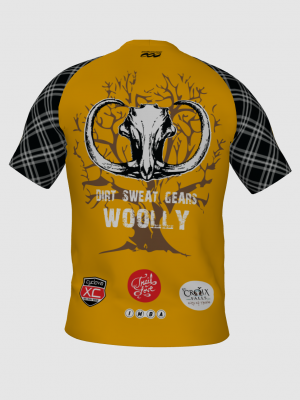 Podiumwear Men's Crew Neck Tee (Running) Back View