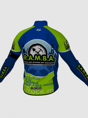 Podiumwear Men's Gold Merino Wool Long Sleeve Jersey