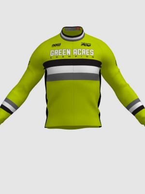 Podiumwear Men's Gold Merino Wool Long Sleeve Jersey