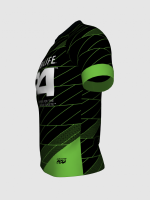 Podiumwear Men's Crew Neck Tee (Running) Side View