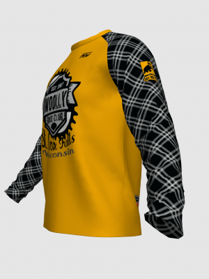 Podiumwear Unisex Silver Long Sleeve Tech Tee - New Fabric 2025!