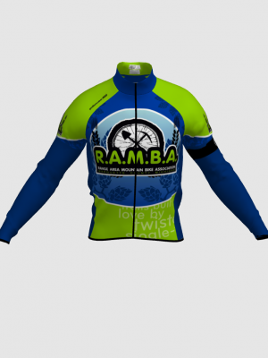 Podiumwear Men's Gold Merino Wool Long Sleeve Jersey