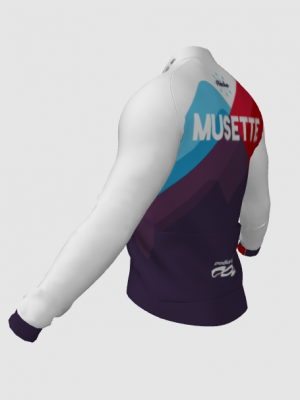 Podiumwear Men's Gold Merino Wool Long Sleeve Jersey