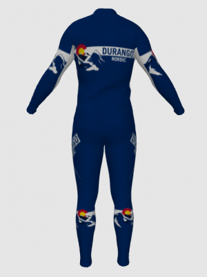 Podiumwear Unisex Silver Two-Piece Race Suit