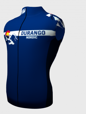 Podiumwear Silver Vest Unisex (Nordic Skiing) Front View