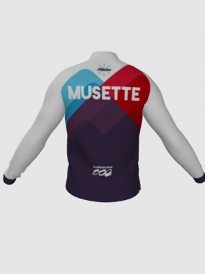 Podiumwear Men's Gold Merino Wool Long Sleeve Jersey