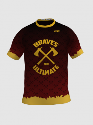 Podiumwear Men's Crew Neck Tee (Running) Front View