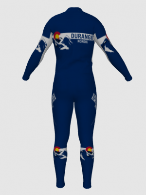 Podiumwear Unisex Silver Two-Piece Race Suit