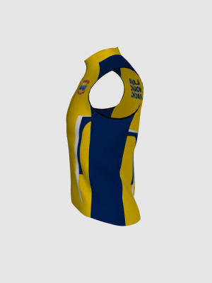 Podiumwear Silver Vest Unisex (Nordic Skiing) Side View