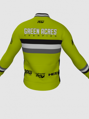 Podiumwear Men's Gold Merino Wool Long Sleeve Jersey