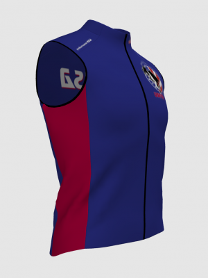 Podiumwear Silver Vest Unisex (Nordic Skiing) Side View