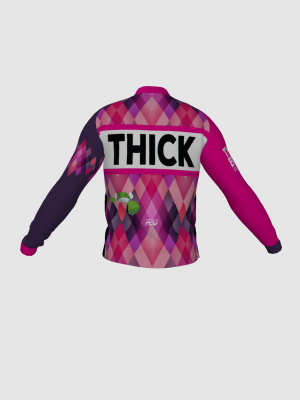 Podiumwear Men's Gold Merino Wool Long Sleeve Jersey