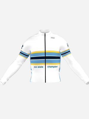 Podiumwear Men's Silver Long Sleeve Jersey