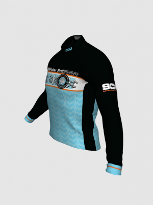 Podiumwear Men's Gold Merino Wool Long Sleeve Jersey
