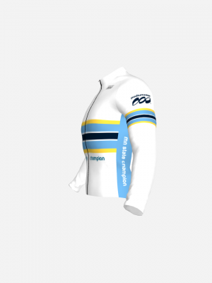 Podiumwear Men's Silver Long Sleeve Jersey