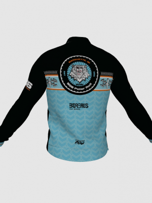 Podiumwear Men's Gold Merino Wool Long Sleeve Jersey
