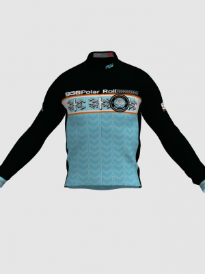 Podiumwear Men's Gold Merino Wool Long Sleeve Jersey