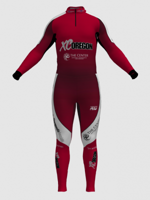 Podiumwear Unisex Silver Two-Piece Race Suit