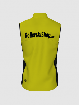 Podiumwear Silver Vest Unisex (Nordic Skiing) Back View