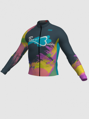 Podiumwear Men's Silver Long Sleeve Jersey