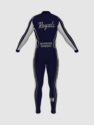 Podiumwear Unisex Silver Two-Piece Race Suit