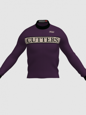 Podiumwear Men's Gold Merino Wool Long Sleeve Jersey