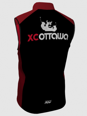 Podiumwear Silver Vest Unisex (Nordic Skiing) Back View