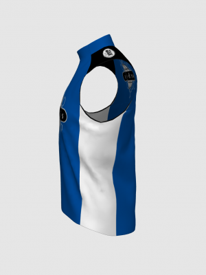 Podiumwear Silver Vest Unisex (Nordic Skiing) Side View