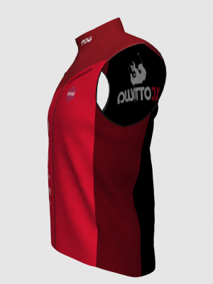 Podiumwear Silver Vest Unisex (Nordic Skiing) Side View