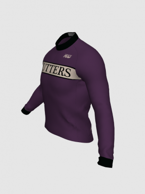 Podiumwear Men's Gold Merino Wool Long Sleeve Jersey