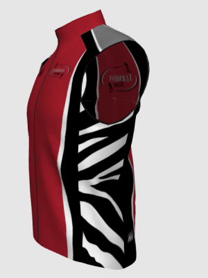 Podiumwear Silver Vest Unisex (Nordic Skiing) Side View