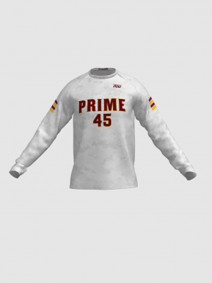 Podiumwear Unisex Silver Long Sleeve Tech Tee - New Fabric 2025!