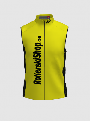 Podiumwear Silver Vest Unisex (Nordic Skiing) Front View