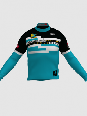 Podiumwear Men's Gold Merino Wool Long Sleeve Jersey