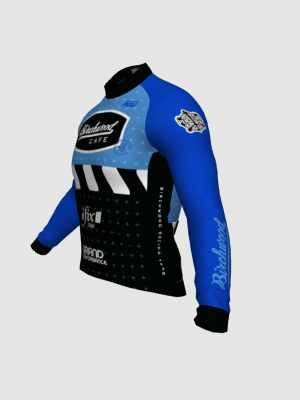 Podiumwear Men's Gold Merino Wool Long Sleeve Jersey