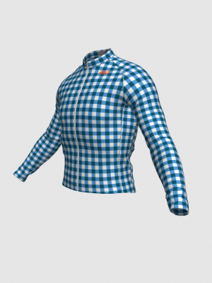 Podiumwear Men's Gold Merino Wool Long Sleeve Jersey