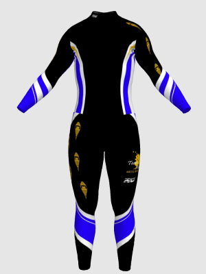 Podiumwear Unisex Bronze Two-Piece Race Suit