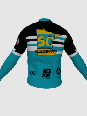 Podiumwear Men's Gold Merino Wool Long Sleeve Jersey