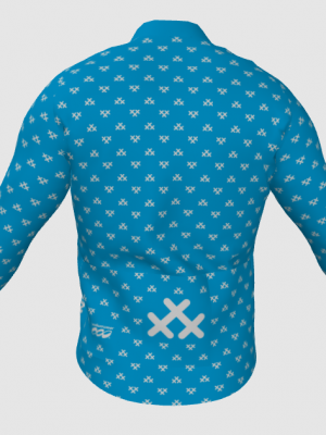 Podiumwear Men's Gold Merino Wool Long Sleeve Jersey