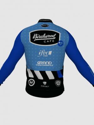 Podiumwear Men's Gold Merino Wool Long Sleeve Jersey