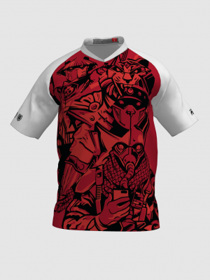 Podiumwear Men's V-Neck Tee (Nordic Skiing) Front View