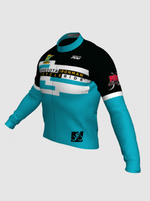 Podiumwear Men's Gold Merino Wool Long Sleeve Jersey
